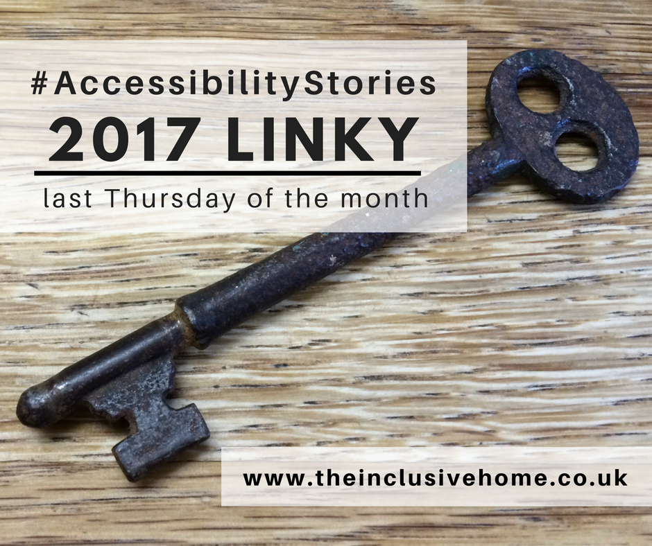 A rusty key with title "Accessibility Stories 2017 Linky"