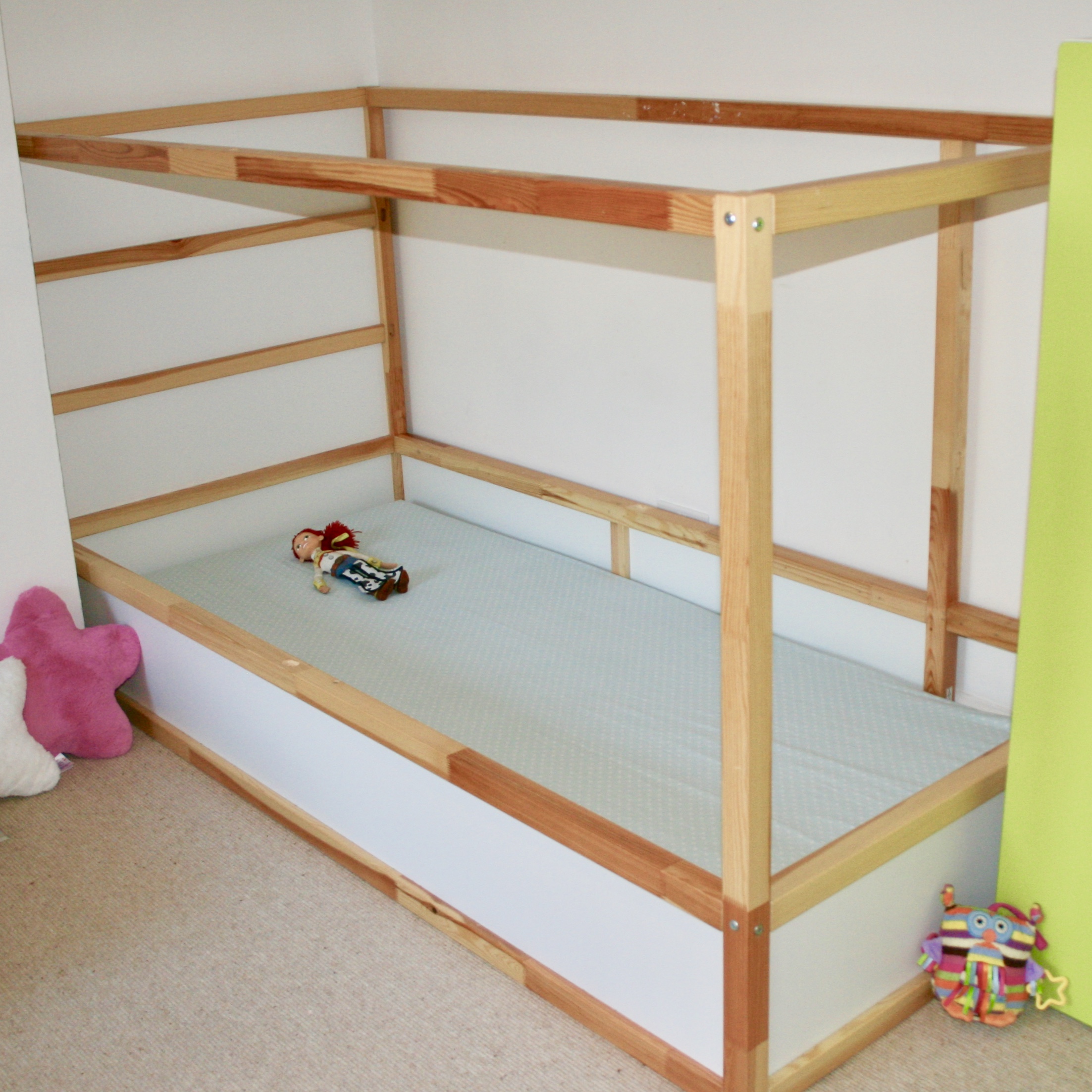 Photo of J's Ikea Kura bed with lowered mattress